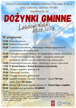 Dożynki Gmina Czerwieńsk wieś Wysokie