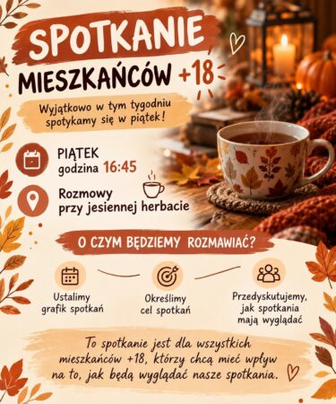 Jesienne Spotkanie Mieszkańców Przy Herbacie
